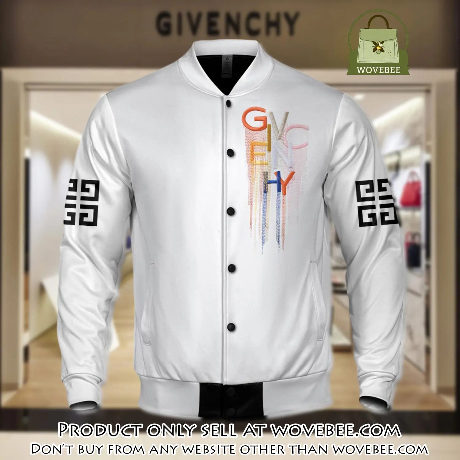 Luxury givenchy varsity premium baseball jacket bjv1053 wvb0750114
